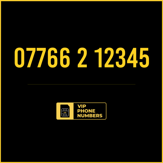 07766 2 12345 - VIP Gold Phone Number 