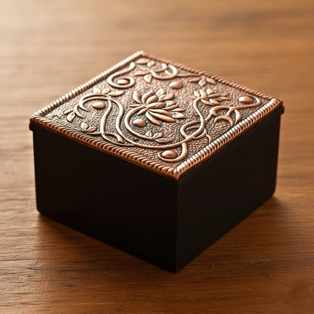 Scatola per Gioielli Loto Portagioie in Legno