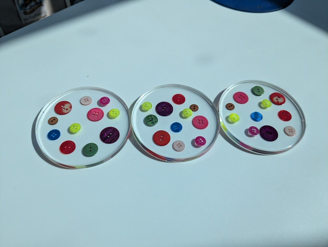 Button Coasters