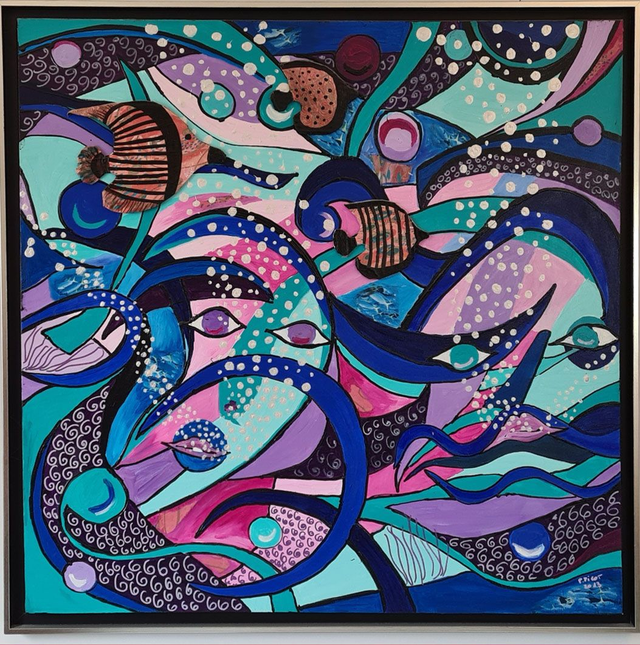 Les abysses XXL  100x100