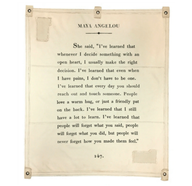 Maya Angelou Tarpaulin 