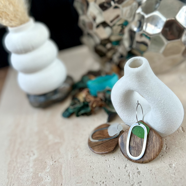 Boucles d'oreilles "L'Escale" – Paldao &amp; Verre Marin