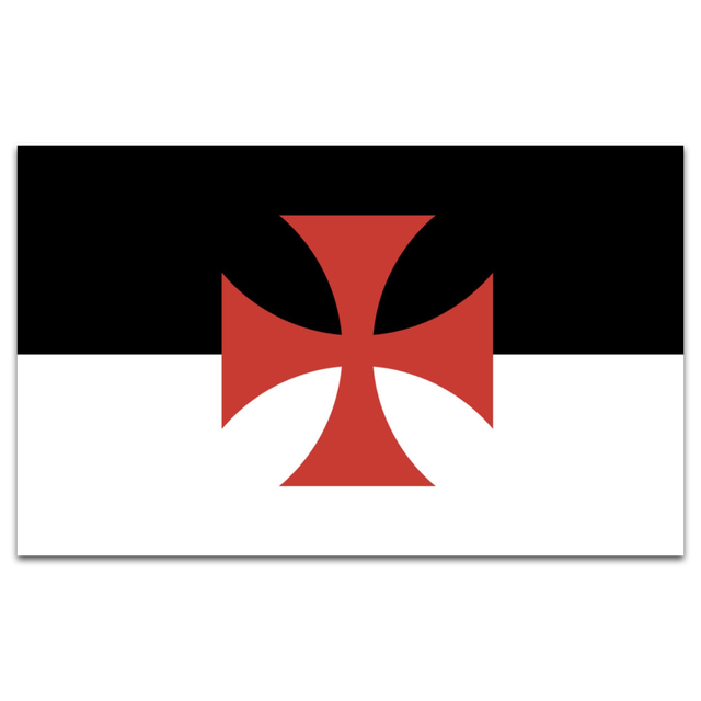 Stickers drapeau de l’Ordre du Temple