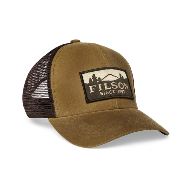 Filson Logger Mesh Cap Dark Tan