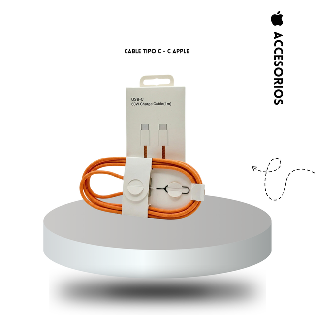 🔌 Cable USB-C 60W para iPhone 17 Pro / Pro Max (1 metro)