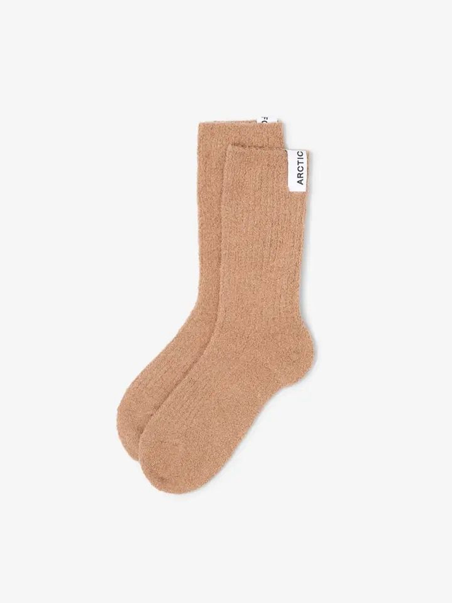 Arctic Fox Recycled Cosy Socks - Beige