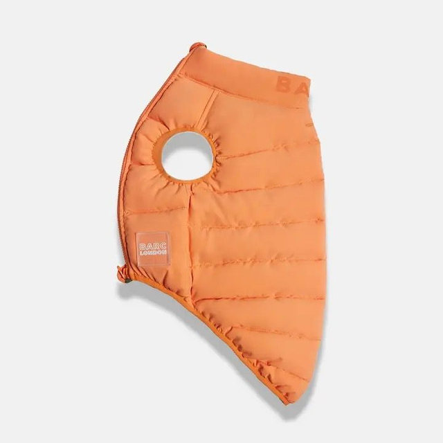 Barc London Reversible Puffer Jacket - Coral & Khaki