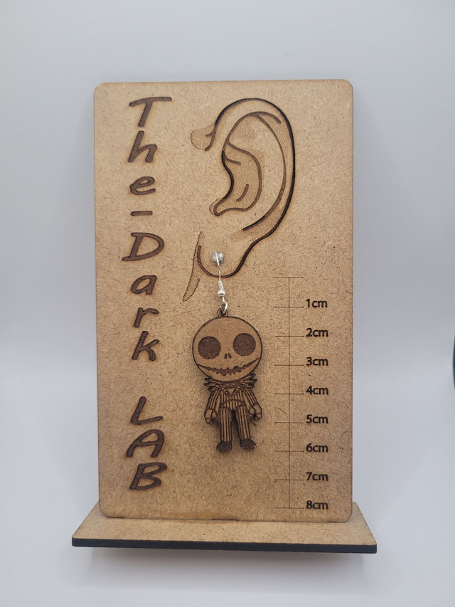 Boucles d'Oreilles Jack et sally
