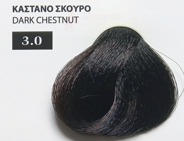 ΒΑΦΗ ΜΑΛΛΙΩΝ EXCLUSIVE ΣΕ ΕΠΑΓΓΕΛΜΑΤΙΚΗ ΣΥΣΚΕΥΑΣΙΑ 100ml Νο 3 ΚΑΣΤΑΝΟ ΣΚΟΥΡΟ