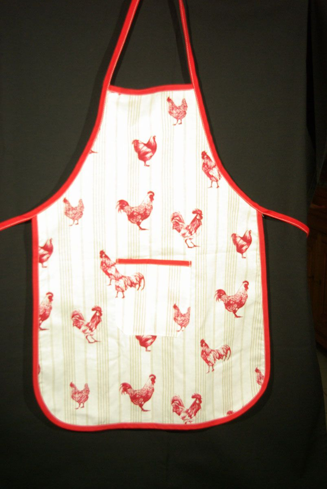 951-Tablier enfant coq 