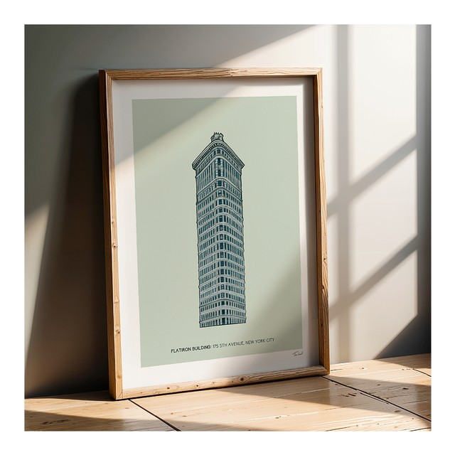 &#039;The Flatiron Building&#039; art print