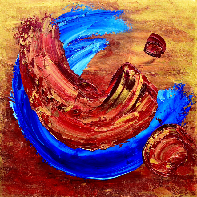 The Sea at Dusk 50x50cm / 20x20”