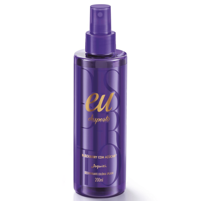 Desodorante Colônia Splash Eu Desperto Blackberry Com Açúcar - 200 ml