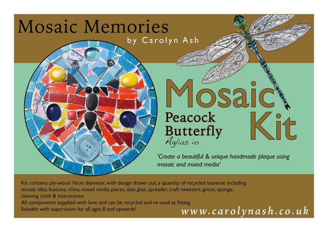 Peacock Butterfly Mosaic Kit