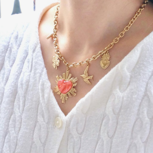 Collier "Cornélia" acier inoxydable