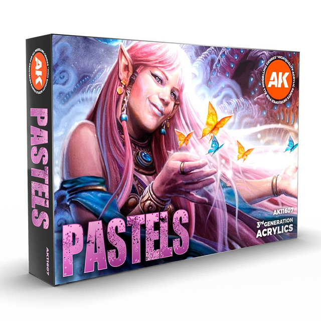 AK 3rd Gen Paintset: PASTELS COLORS SET