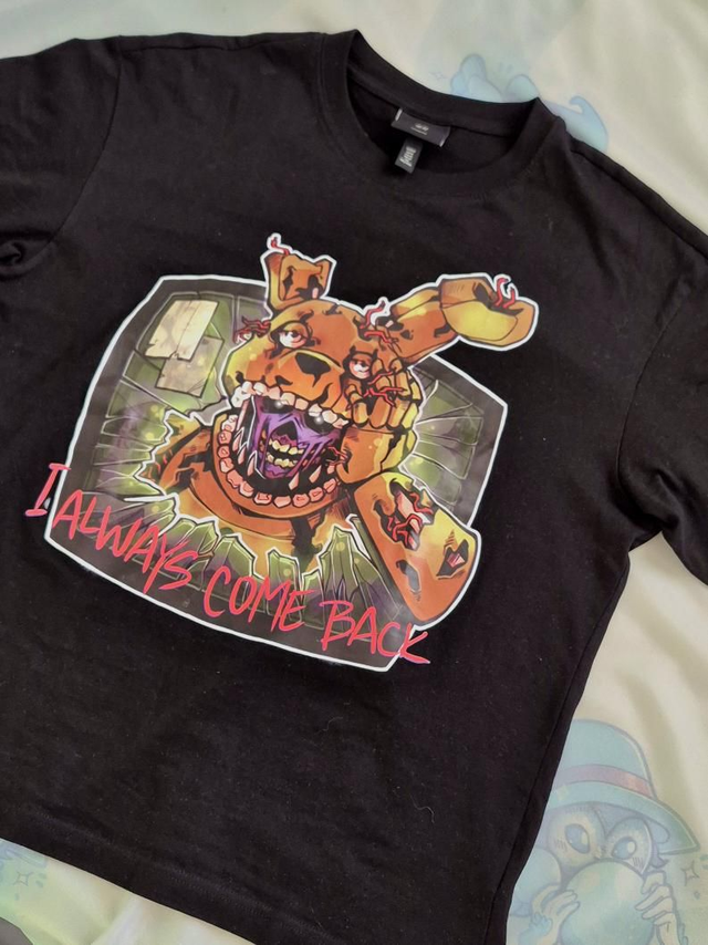 Tričko s potiskem "I Always Come Back"