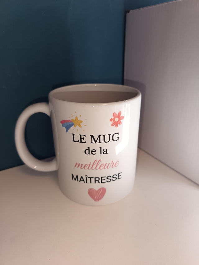 Tasse "le mug de la meilleure maîtresse" 