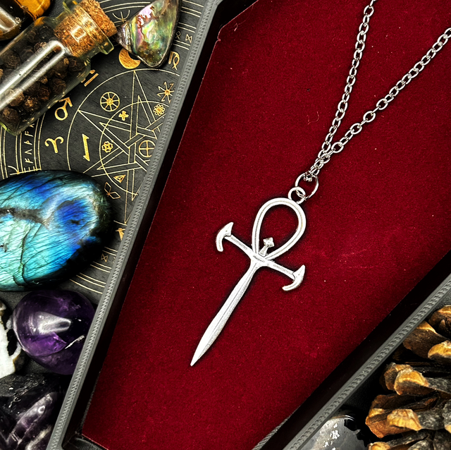 Vampire ankh necklace 