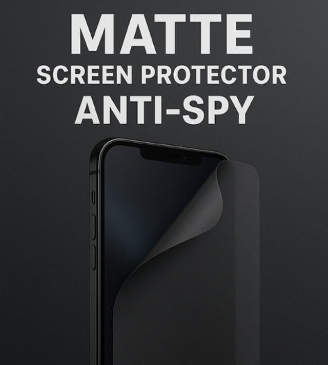 Film Protecteur Hydrogel Téléphone Anti Espion Matte