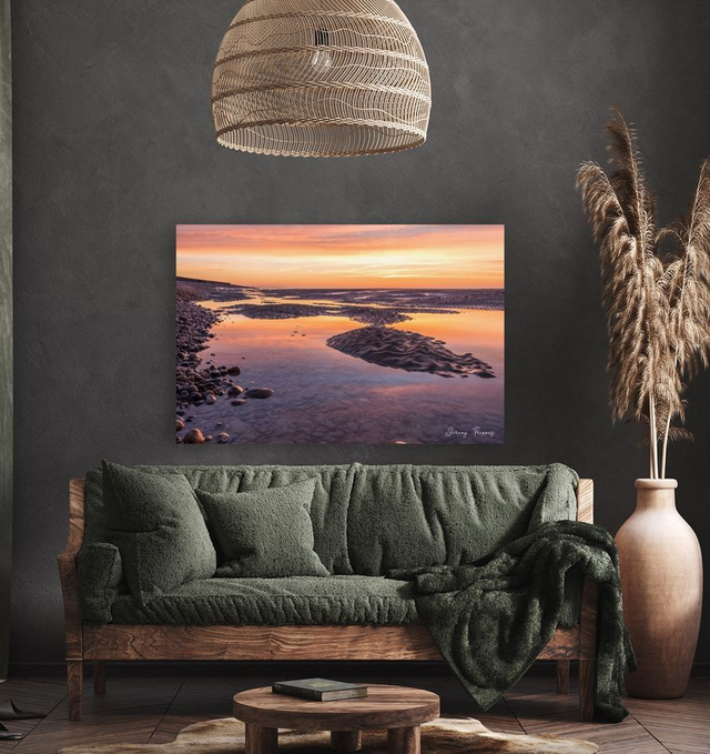 Coucher de soleil en Baie de Somme