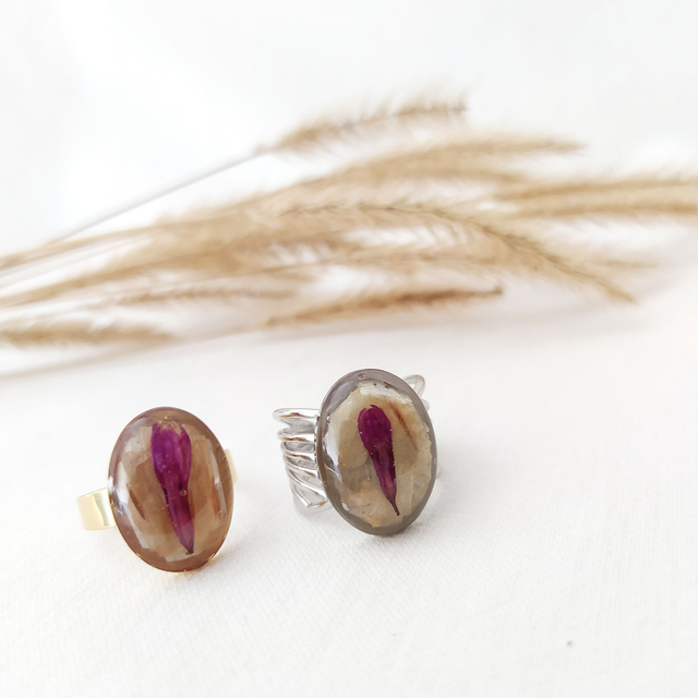 Bague Douceur violette