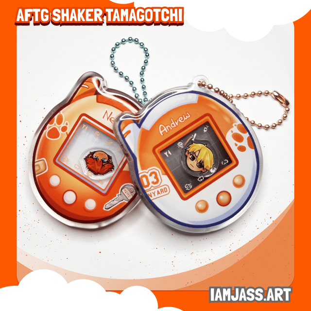 All For The Game Shakery Breloki - Neil, Andrew - Tamagotchi 