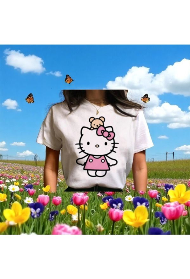 Hello Kitty 3 weiss M