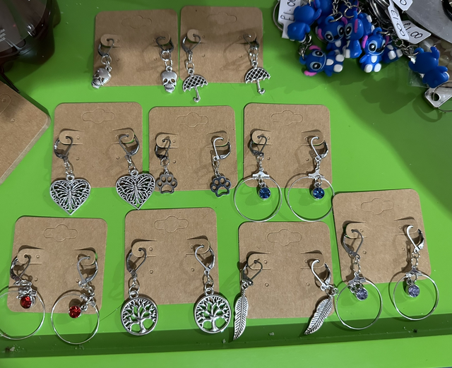 Butterfly Heart Earrings 