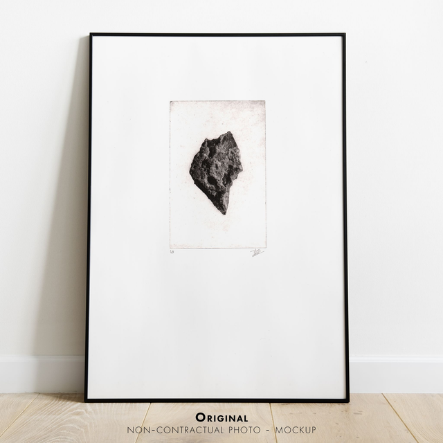 Fine art etching / Not framed / Pebble I