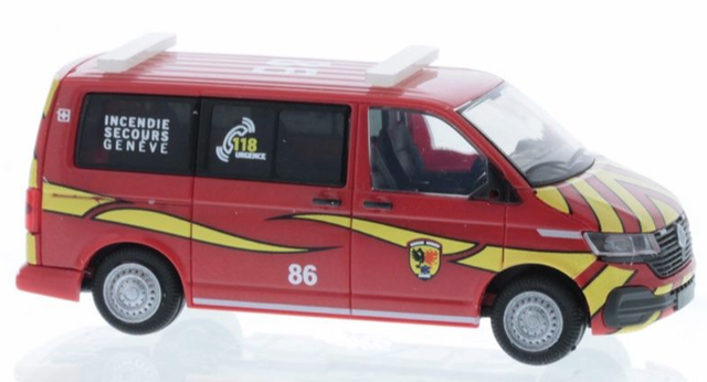 VW T.1 Feuerwehr Genf Geneve Rietze 1:87