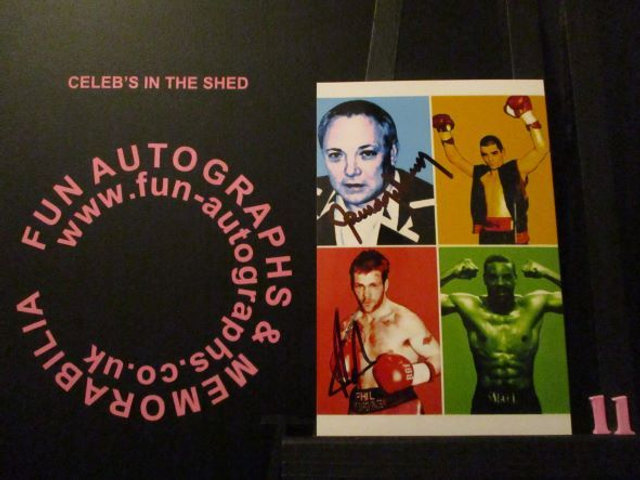 Frank Maloney &amp; Phil 'The Experience' Gill Authentic Autographed 6x4 Pop Art Limited Edition (11)