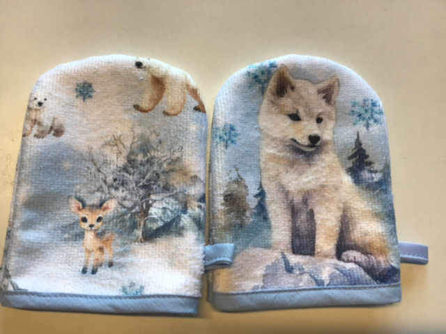 Gants de toilette pour enfants