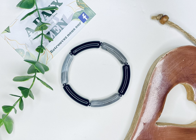 POURQUOI PAS Gris et Noir Hématite 