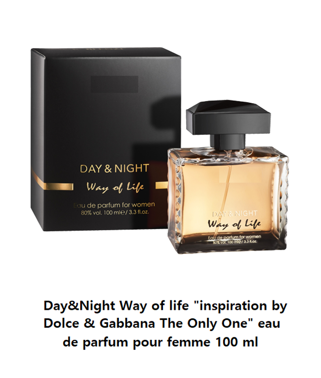 Day&amp;Night Way of life " inspiration Dolce &amp; Gabbana The Only One " eau de parfum pour femme 100 ml