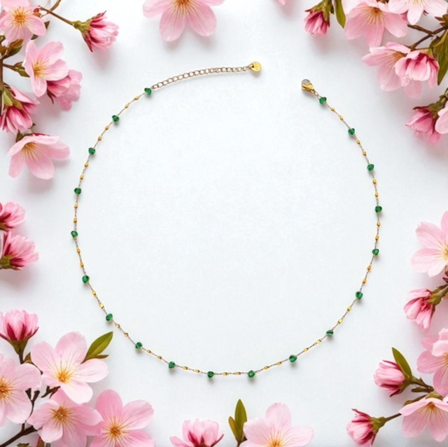 Collier CRISTÉA | Ajustable en acier inoxydable 
