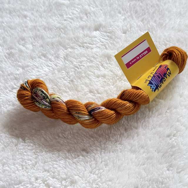 Speckled Gold — BFL Sock Mini — 20g