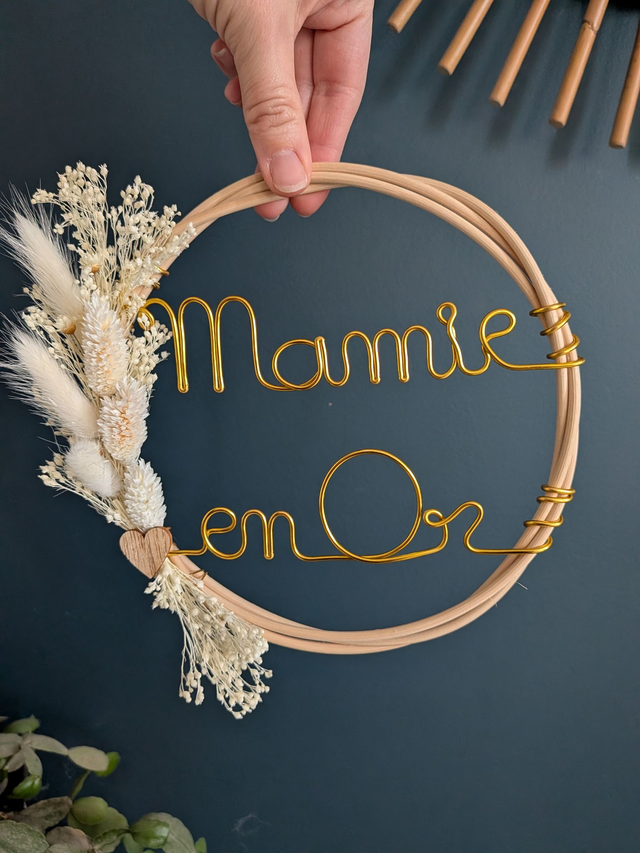 Couronne "Mamie en Or"