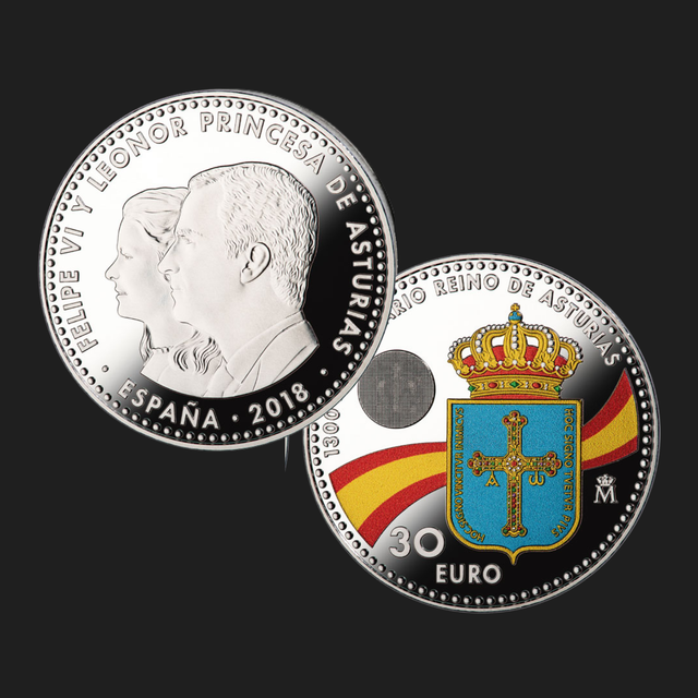 30 EURO 2018 - 1300 ANIV. REINO DE ASTURIAS