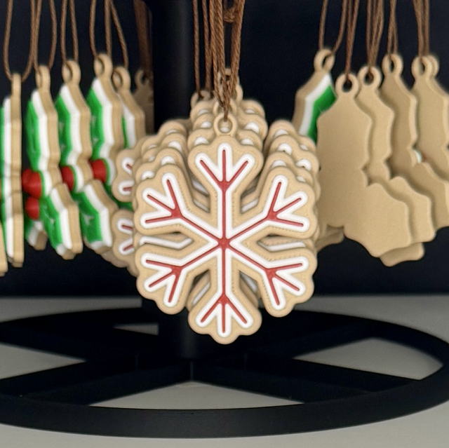 Gingerbread Snowflake
