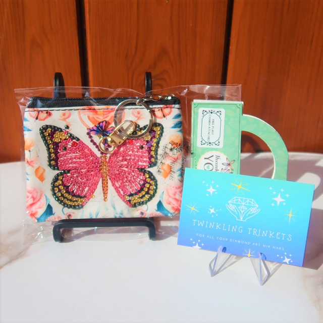 Butterfly Coin Purse with Charm