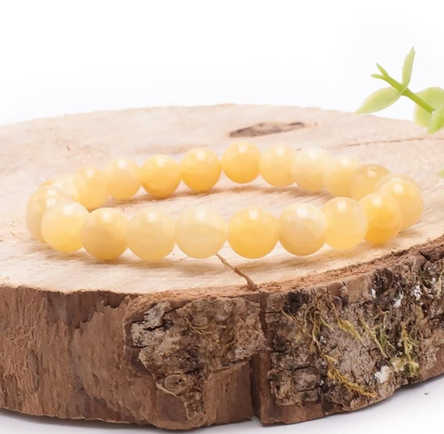 Bracelet Calcite orange 08mm