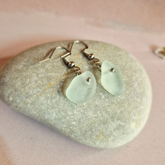 Boucles d'oreilles LAGUNA - Verre de mer - Ardore Marina, Calabre