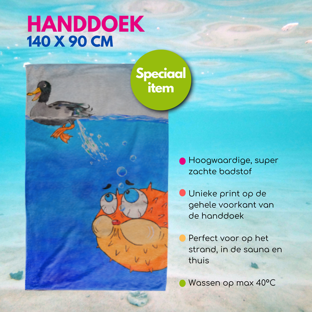 Blobvis | Handdoek