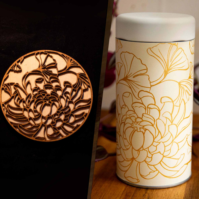 Pack complet dragon - Tasse, sous tasse + boîte à thé