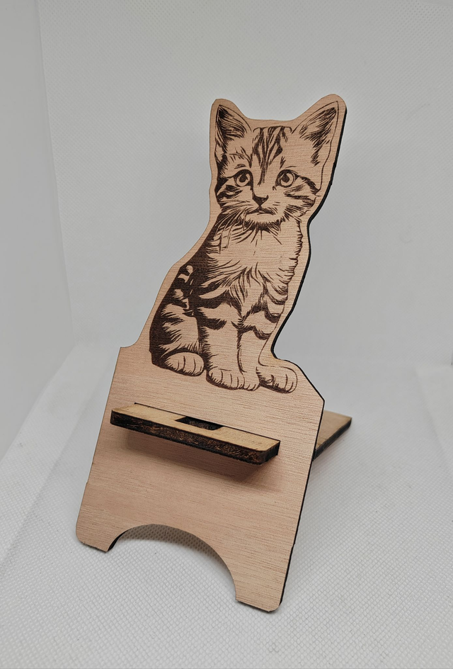 Support de téléphone chaton