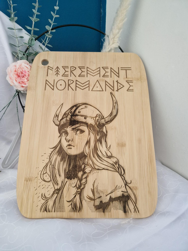 Planche à découper grande personnalisée  37 x 28 x 0.8 cm