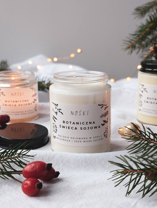 Świeca sojowa | Mandarynka i drzewo sandałowe 