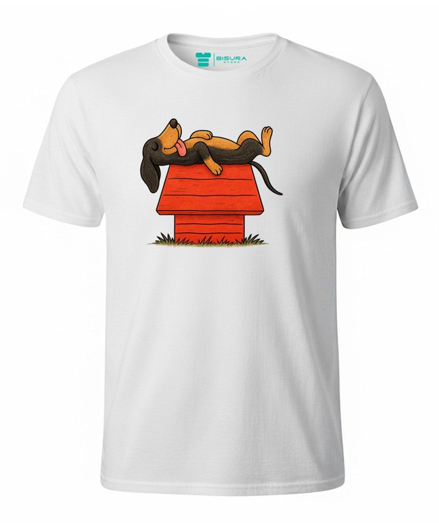 T-shirt Bisura Bassotto al riposo