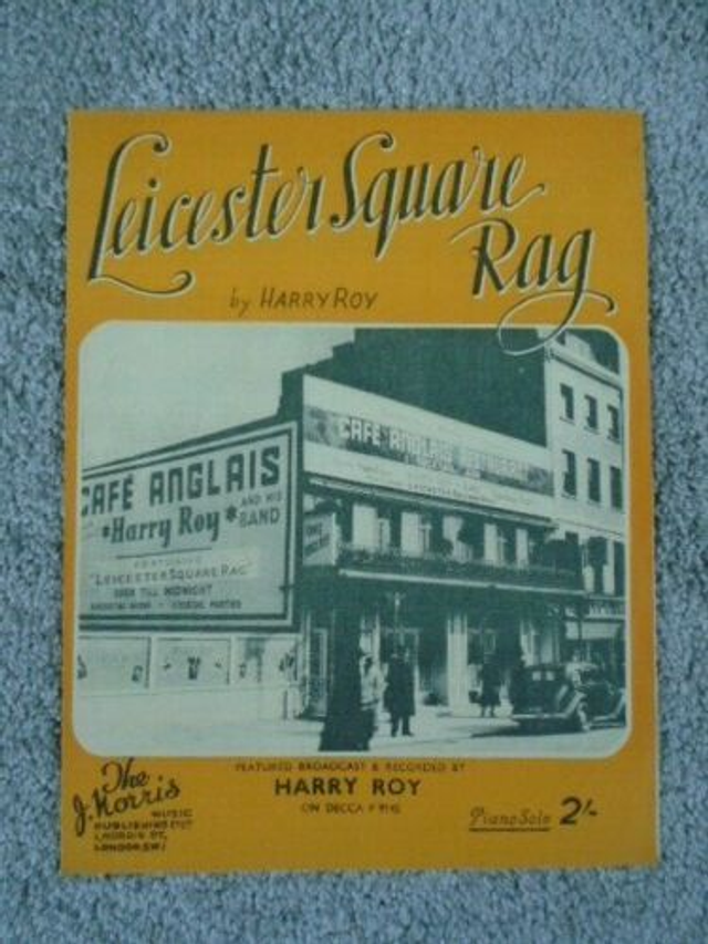 Leicester Square Rag By Harry Roy Vintage Sheet Music